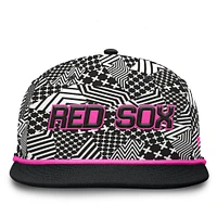 Men's Fanatics Black Boston Red Sox Let's Glow Moon Shot Snapback Hat