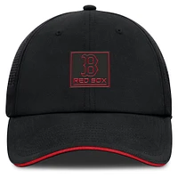 Men's Fanatics Black Boston Red Sox Level Up Driver Adjustable Hat