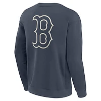 Men's Fanatics Blue Boston Red Sox Elements Future Ground Lettering Pullover Sweatshirt