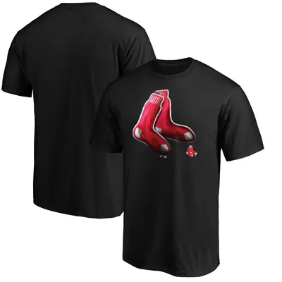 Boston Red Sox Fanatics Branded Midnight Mascot Team Logo T-Shirt - Black