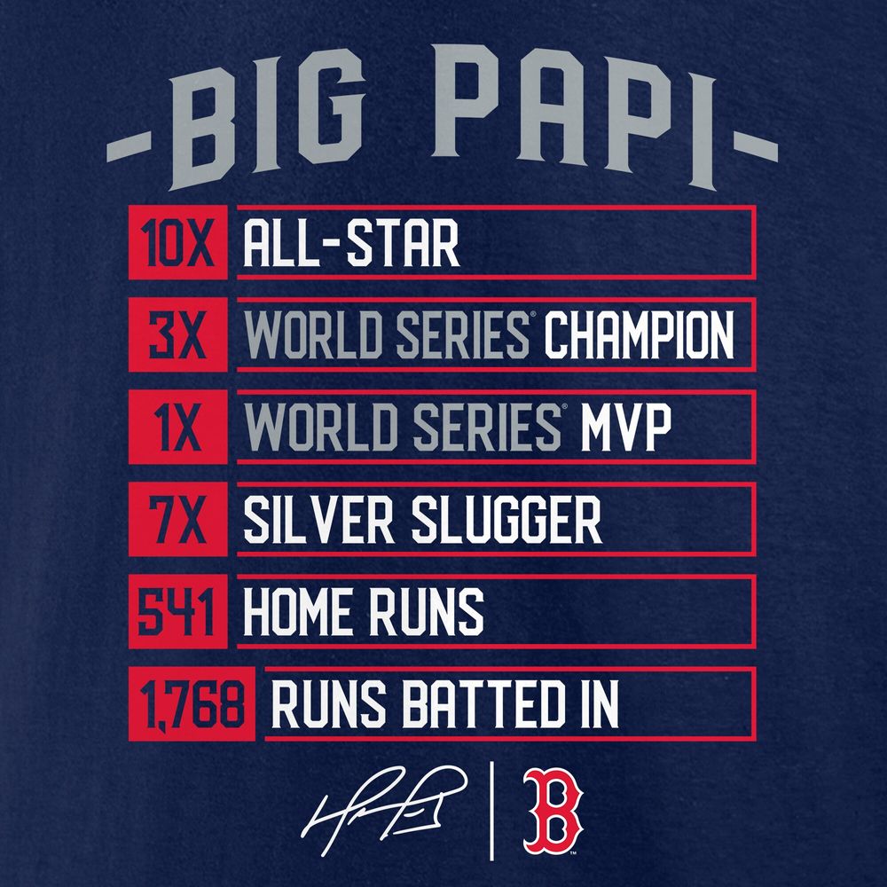 Big Papi David Ortiz Boston Red S ox World Series' Men's T-Shirt