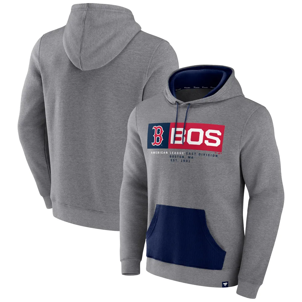 Lids Boston Red Sox Fanatics Branded Iconic Steppin Up Fleece Pullover  Hoodie - Heathered Gray