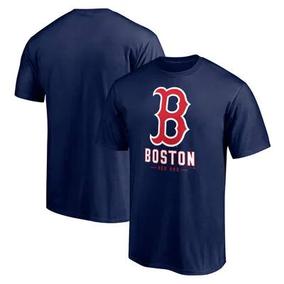 Boston Red Sox Fanatics Branded Big & Tall Primary Wordmark T-Shirt - Navy