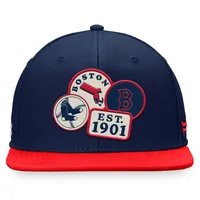 Fanatics Branded Navy Boston Red Sox Heritage Patch Fitted Hat