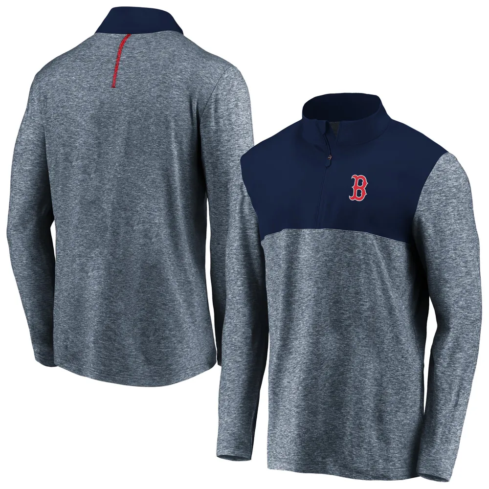 Lids Boston Red Sox Fanatics Branded Iconic Marble Clutch Half-Zip