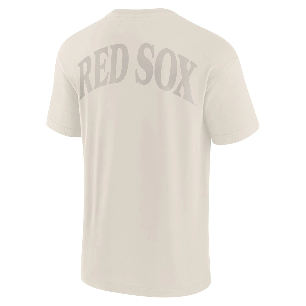 T-shirt emblématique des Red Sox de Boston pour hommes Fanatics Cream Elements