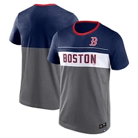 T-shirt gris Fanatics pour hommes des Red Sox de Boston réclament la victoire