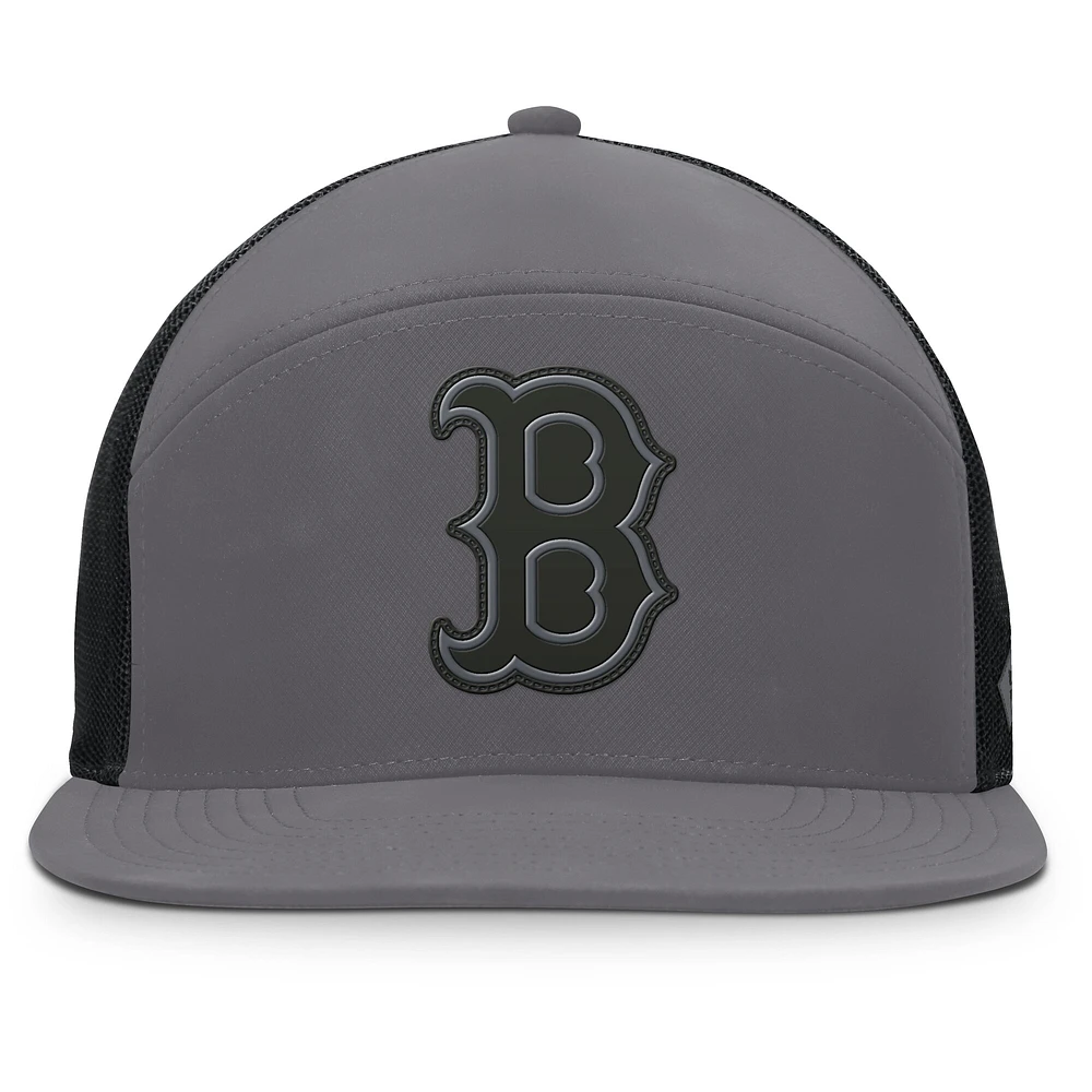 Men's Fanatics Gray Boston Red Sox Fairweather Adjustable Hat