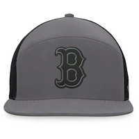 Men's Fanatics Gray Boston Red Sox Fairweather Adjustable Hat