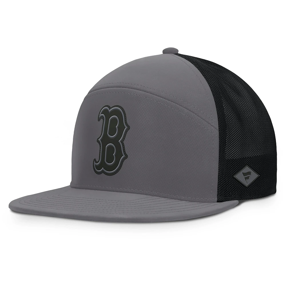Men's Fanatics Gray Boston Red Sox Fairweather Adjustable Hat