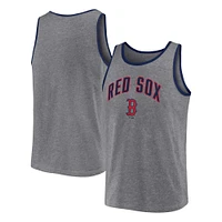 Men's Fanatics  Heather Gray Boston Red Sox Primary Tank Top