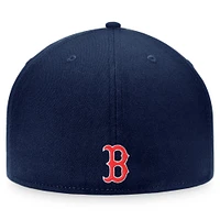 Men's Fanatics Navy/Red Boston Red Sox Fundamental Two-Tone Fitted Hat