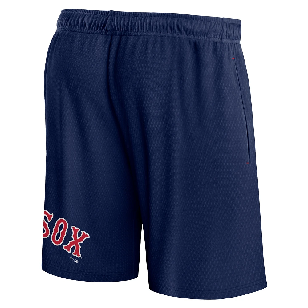 Short en maille Clincher Fanatics pour hommes, bleu marine