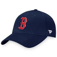 Casquette réglable Fanatics Navy Boston Red Sox Cooperstown Collection Core pour hommes