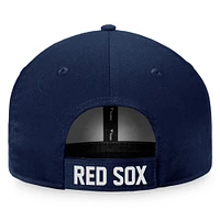 Casquette réglable Fanatics Navy Boston Red Sox Cooperstown Collection Core pour hommes