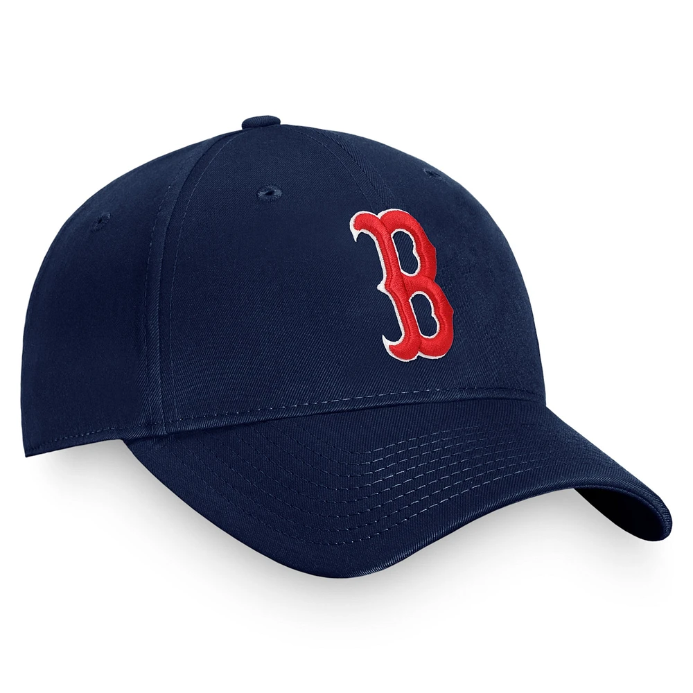 Casquette réglable Fanatics Navy Boston Red Sox Core pour hommes