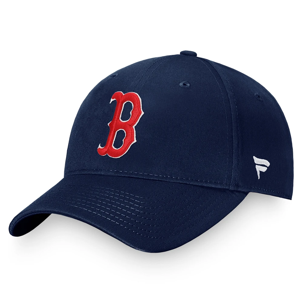 Casquette réglable Fanatics Navy Boston Red Sox Core pour hommes