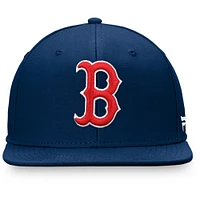 Casquette Snapback réglable Fanatics Navy Boston Red Sox Core pour hommes