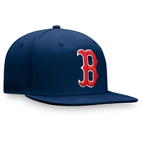 Casquette Snapback réglable Fanatics Navy Boston Red Sox Core pour hommes