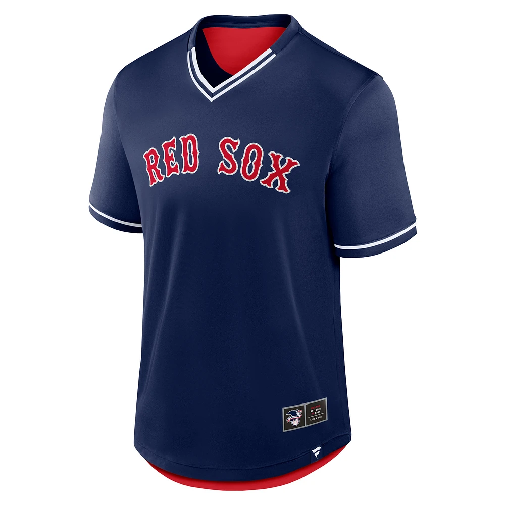 Men's Fanatics Navy Boston Red Sox Fantastic Finish Fashion Top