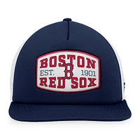 Men's Fanatics  Navy Boston Red Sox Foam Front Patch Trucker Snapback Hat