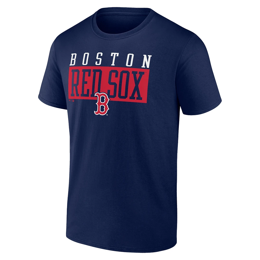 T-shirt Hard To Beat des Red Sox de Boston Fanatics pour hommes, bleu marine