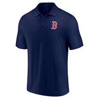 Polo bleu marine avec logo principal des Boston Red Sox Fanatics pour homme