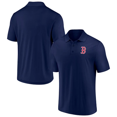 Polo bleu marine avec logo principal des Boston Red Sox Fanatics pour homme