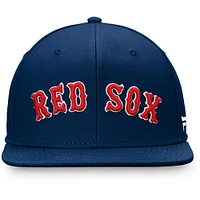 Casquette ajustée Fanatics Navy Boston Red Sox Team Core pour hommes