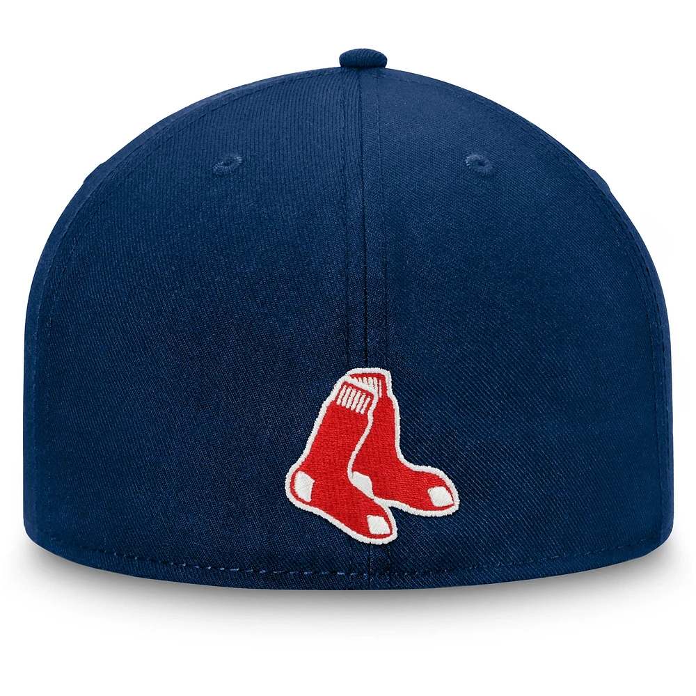 Casquette ajustée Fanatics Navy Boston Red Sox Team Core pour hommes