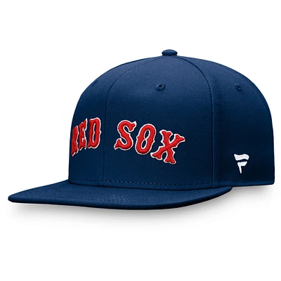 Casquette ajustée Fanatics Navy Boston Red Sox Team Core pour hommes