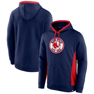 Men's Fanatics Navy Boston Red Sox True Classics Fanarama Pullover Hoodie