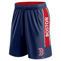 Men's Fanatics Navy Boston Red Sox Win the Match Defender Shorts