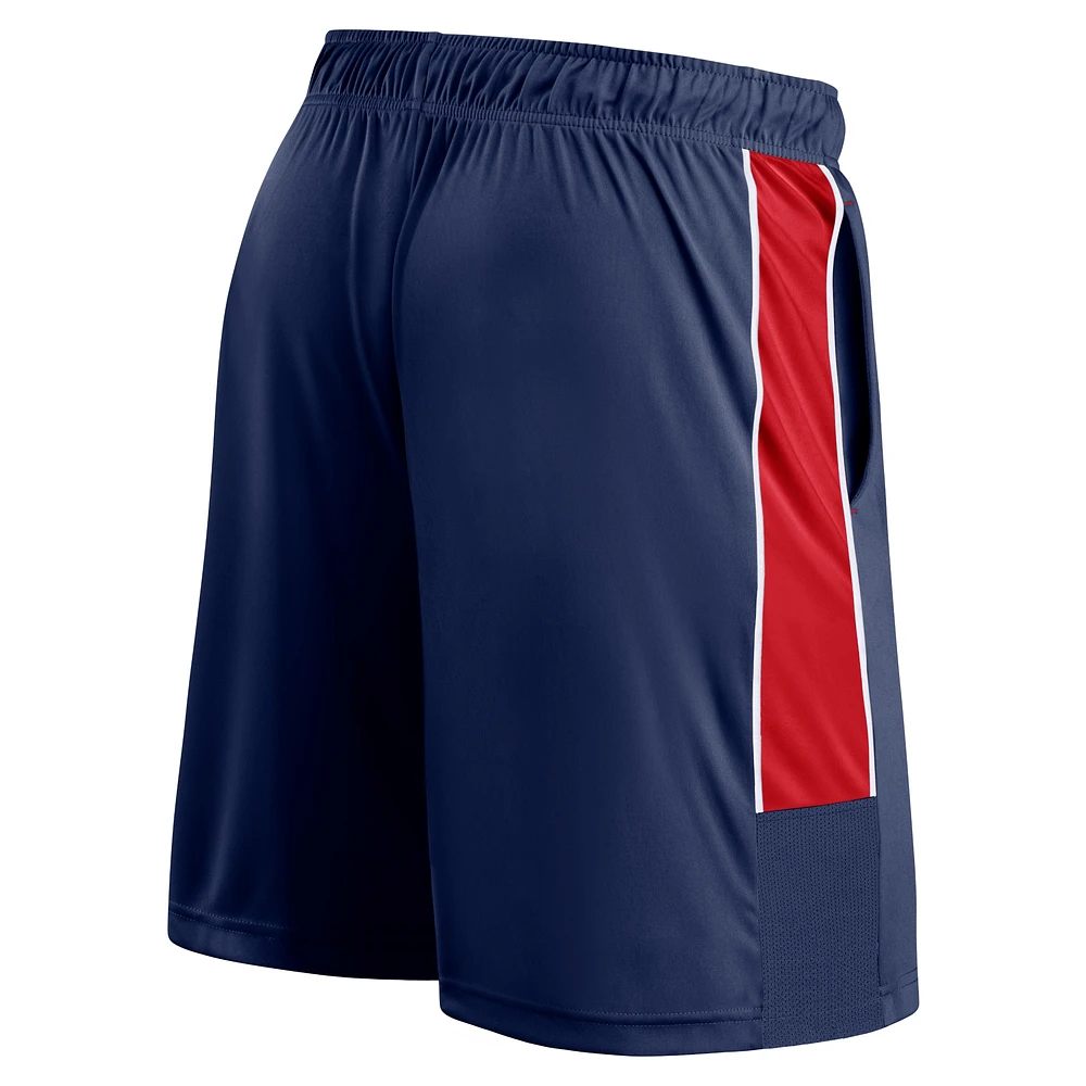 Short de défenseur Win the Match des Red Sox Boston Fanatics pour hommes, bleu marine