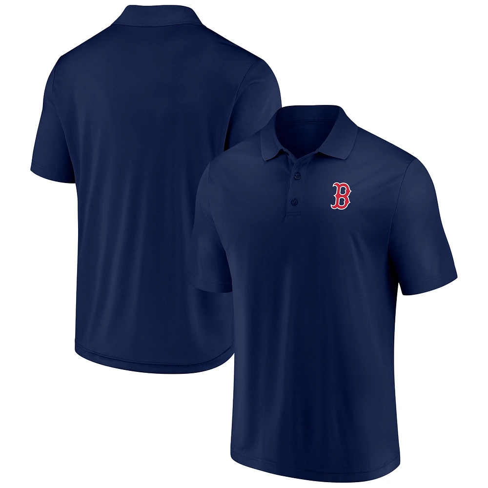 Polo Fanatics bleu marine pour hommes des Red Sox de Boston