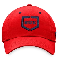 Men's Fanatics Red Boston Red Sox Iconic Home Plate - Adjustable Hat