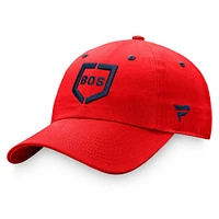 Men's Fanatics Red Boston Red Sox Iconic Home Plate - Adjustable Hat