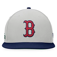 Men's Fanatics Tan/Navy Boston Red Sox Glory Days Two-Tone Snapback Hat