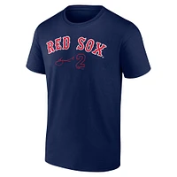 Men's Fanatics Xander Bogaerts Navy Boston Red Sox Player Name & Number T-Shirt