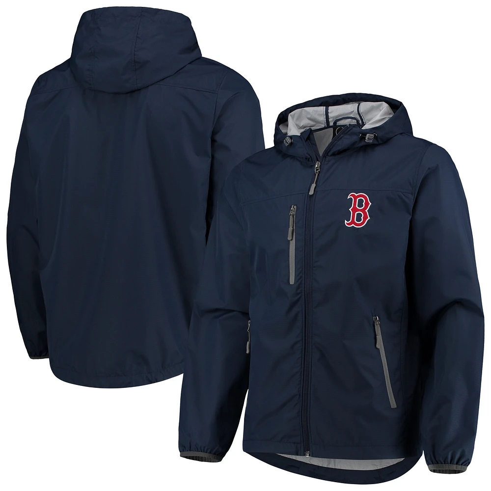 Men's G-III Sports by Carl Banks Navy Boston Red Sox Double Play Lightweight Hoodie Jacket