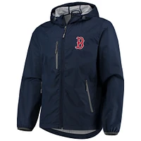 Men's G-III Sports by Carl Banks Navy Boston Red Sox Double Play Lightweight Hoodie Jacket