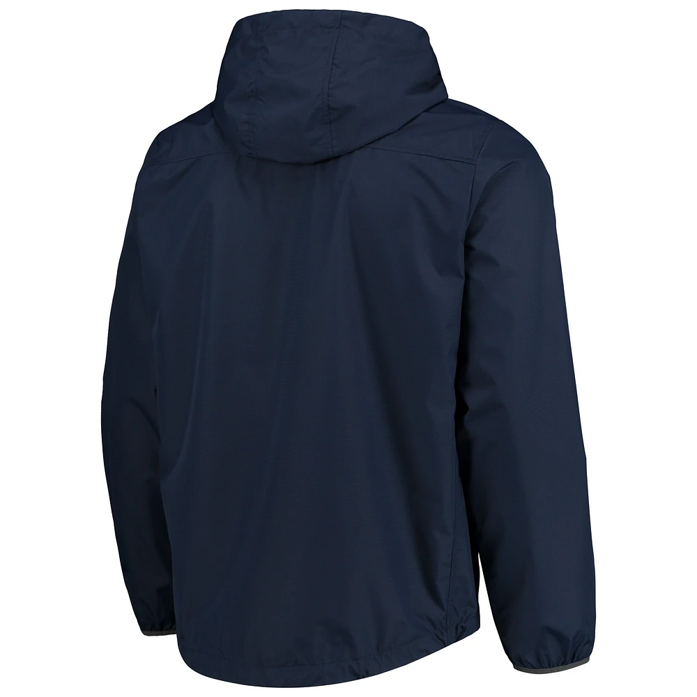 Men's G-III Sports by Carl Banks Navy Boston Red Sox Double Play Lightweight Hoodie Jacket