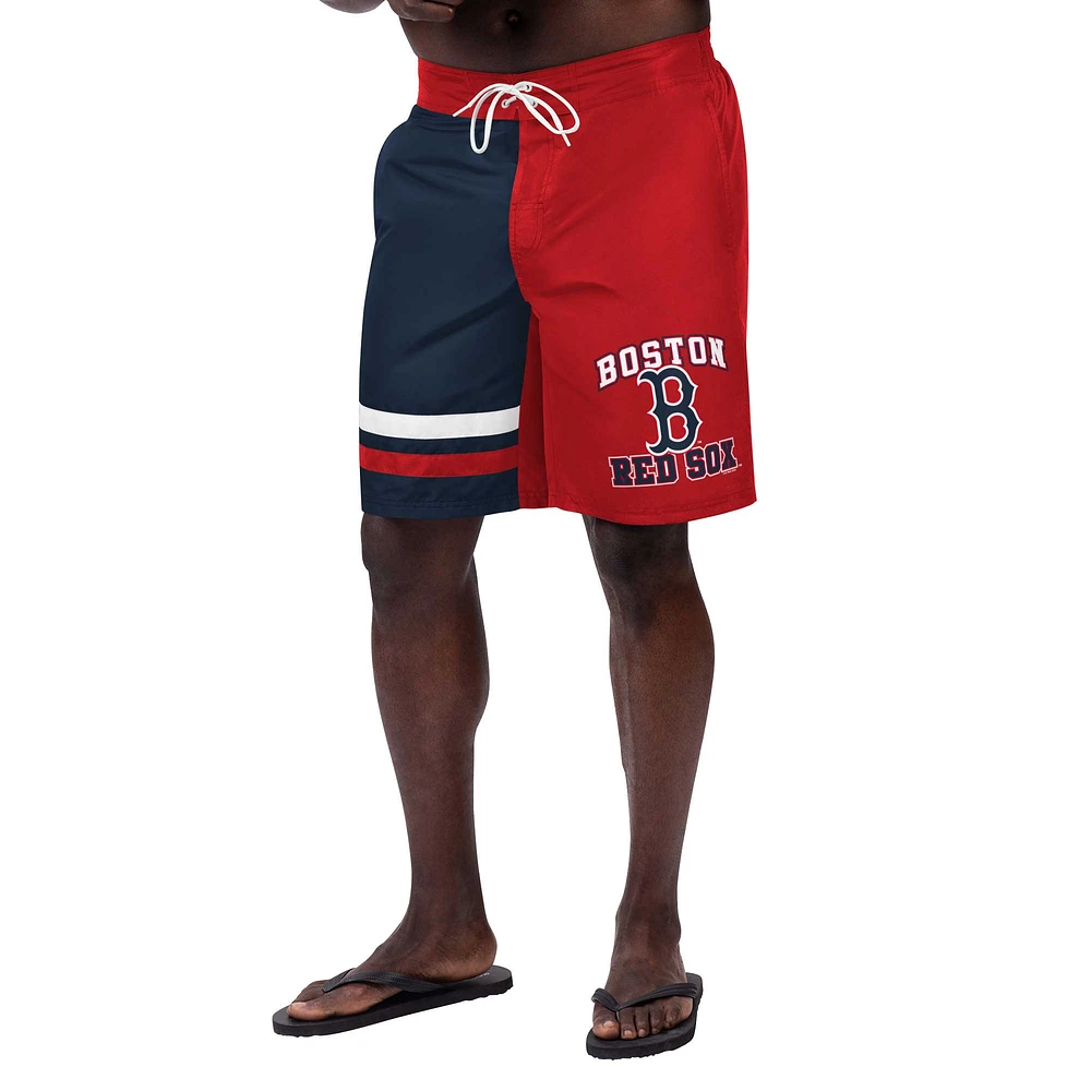 Maillot de bain G-III Sports by Carl Banks rouge Boston Red Sox Anchor pour hommes