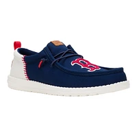 Men's Hey Dude Navy Boston Red Sox Wally Casual Shoes