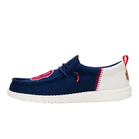 Men's Hey Dude Navy Boston Red Sox Wally Casual Shoes