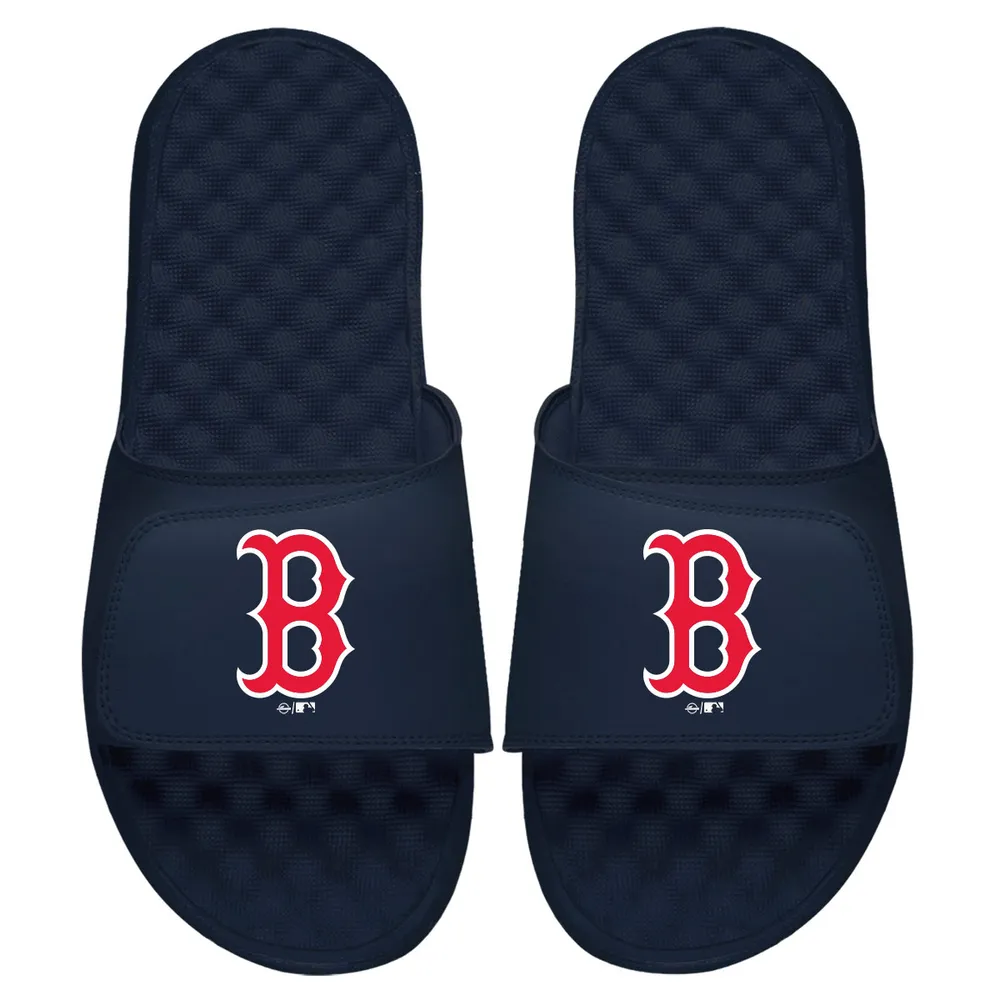 ISlide Navy Boston Red Sox Alternate Logo - Sandales à enfiler pour hommes