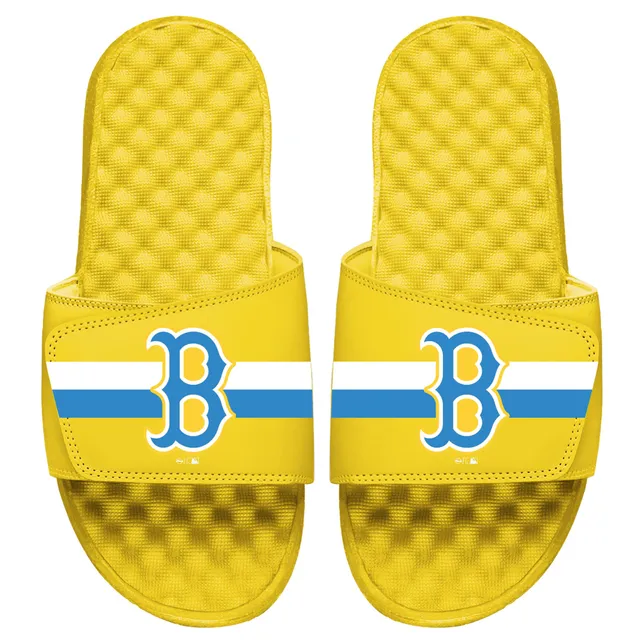 Lids Boston Red Sox ISlide 2021 City Connect Logo Slide Sandals - Yellow