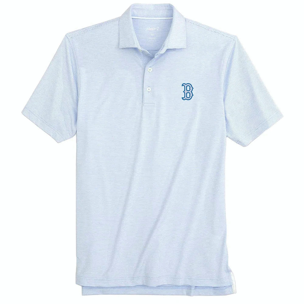 Polo Lyndon pour la fête des pères Red Sox de Boston Johnnie-O bleu clair hommes