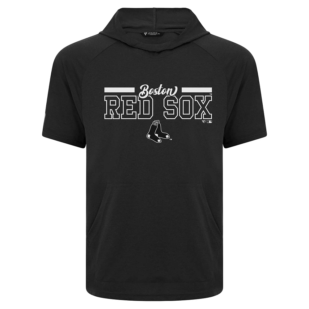 T-shirt à capuche noir Phase Vanguard des Red Sox de Boston pour homme
