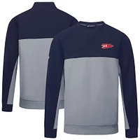 Men's Levelwear Navy/Gray Boston Red Sox Legacy Rafters Pullover Sweatshirt